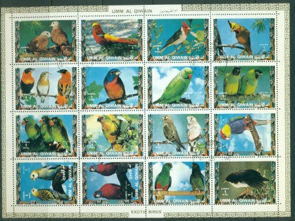 Umm-al-Qiwain-1972-Mi1242-1257-Birds