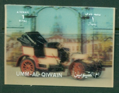 Umm-al-Qiwain-1972-Mi1587-Old-Automobiles-Plastic-coated-3D-MLH