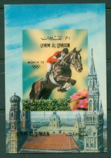 Umm-al-Qiwain-1972-Mi1661-1686ex-Summer-Olympics-Munich-Plastic-coated-3D-MS-MLH