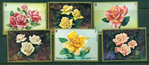 Umm-al-Qiwain-1972-Mi675B-680B-Roses