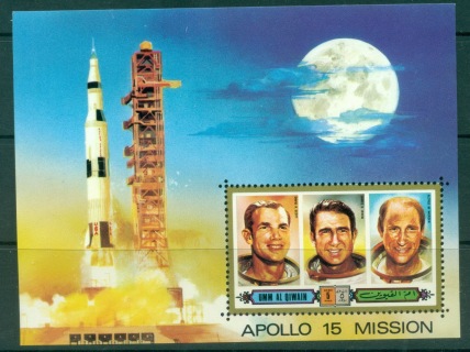 Umm-al-Qiwain-1972-MiMS42-Apollo-15-Space-Mission-MS-CTO