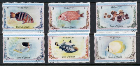 Umm-al-Qiwain-1972-Tropical-Fish-CTO