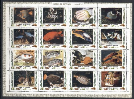 Umm-al-Qiwain-1972-Tropical-Fish-Pt-I-sheetlet-CTO