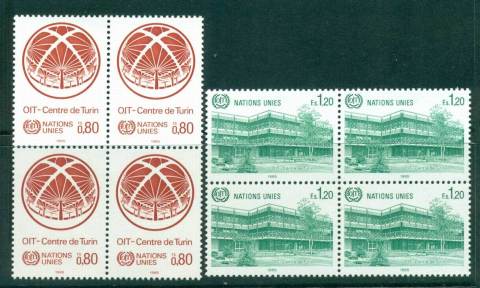 UN-Geneva-1985-ILO-Turin-Centre-Blk-4-MUH-lot40996