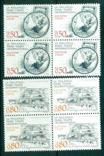 UN-Geneva-1986-Stamp-Collecting-Blk-4-MUH-lot40974