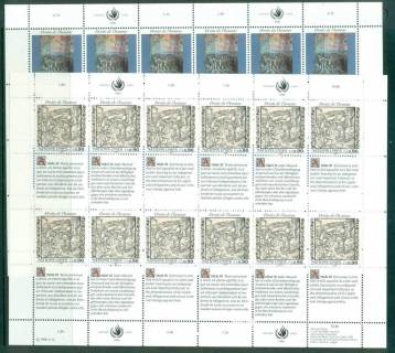 UN-Geneva-1990-Human-Rights-Sheets-MUH-lot57517