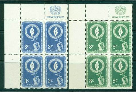 UN-New-York-1955-Human-Rights-Day-Imprint-Blk4-TL-MUH-lot40867