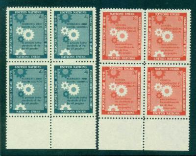 UN-New-York-1957-Honouring-the-Economic-Social-Council-Blk-4-MUH-lot40901