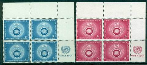 UN-New-York-1957-UN-Emergency-Force-Imprint-Blk-4-MUH-lot40861