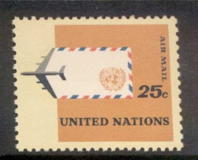 UN-New-York-1964-Air-Mail-25c-MUH