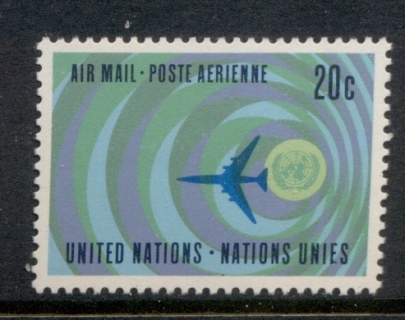 UN-New-York-1968-Air-Mail-MUH