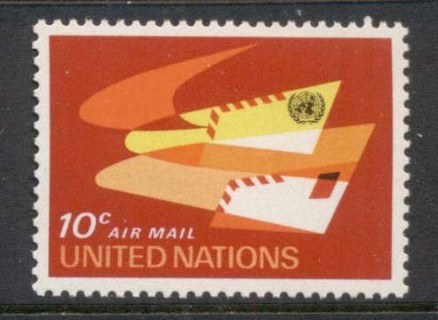 UN-New-York-1969-Air-Mail-10c-MUH