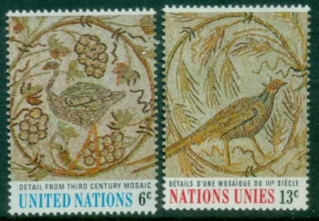 UN-New-York-1969-United-Nations-Art-The-3rd-century-A.D.-Tunisian-Mosaic-Delegates-North-Lounge