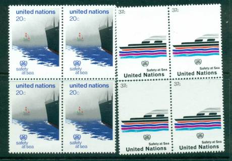 UN-New-York-1983-Safety-at-Sea-Blk-4-MUH-lot41000