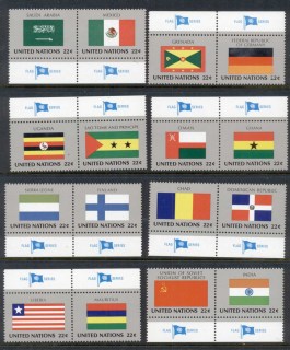 UN-New-York-1985-Flags-pr-MUH-2