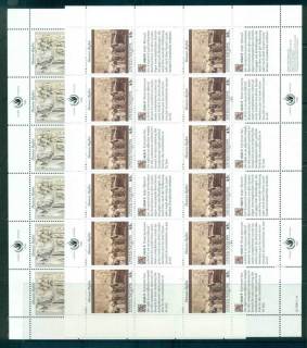 UN-New-York-1990-Human-Rights-2x-Sheets-MUH-lot66035