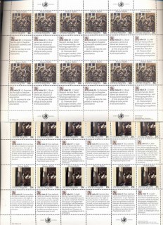 UN-New-York-1992-Human-Rights-2x-sheets-MUH