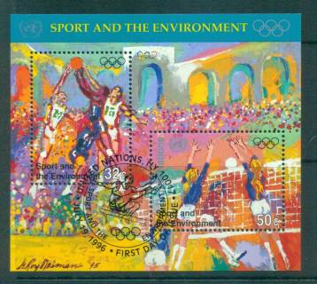 UN-New-York-1996-Sport-the-Environment-MS-CTO-lot66026