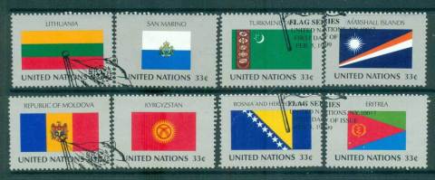 UN-New-York-1999-Flags-CTO-lot66031