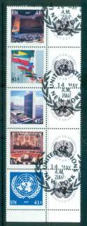 UN-New-York-2007-UN-Symbols-Str-5-labels-CTO-lot66018