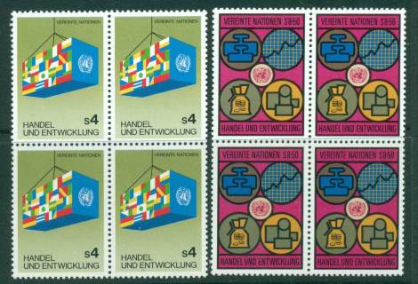 UN-Vienna-1983-Trade-Development-Blk-4-MUH-lot40970