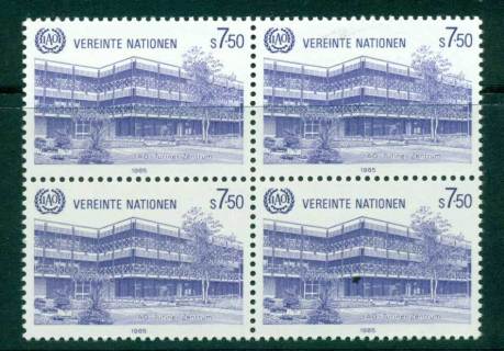 UN-Vienna-1985-ILO-Turin-Centre-Blk-4-MUH-lot40998