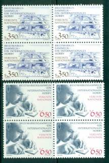 UN-Vienna-1986-Stamp-Collecting-Blk-4-MUH-lot40976