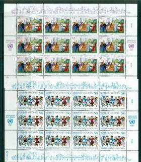 UN-Vienna-1987-UN-Day-Sheetlets-12-MUH-lot40950