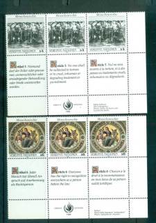 UN-Vienna-1989-Human-Rights-2x-Str-3-CTO-lot66104