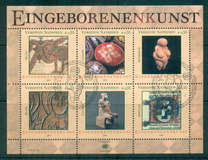 UN-Vienna-2004-Indigenous-Art-MS-CTO-lot66086