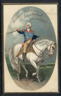 USA-1909-PPC-Patriotic-George-Washington