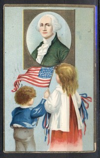 USA-1913-PPC-Patriotic-George-Washington