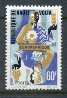 Upper-Volta-1967-Europ-Afrique-MUH