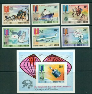 Upper-Volta-1974-UPU-Centenary-Opts-IMPERF-MS-MUH-lot56289