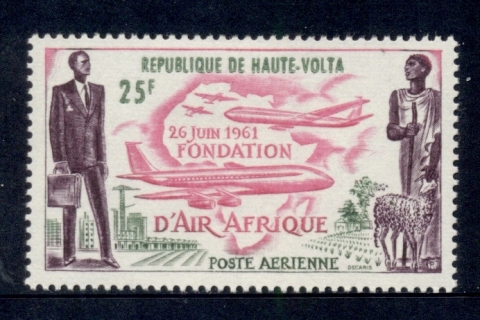 Upper-Volta-1961-Air-Afrique-MLH