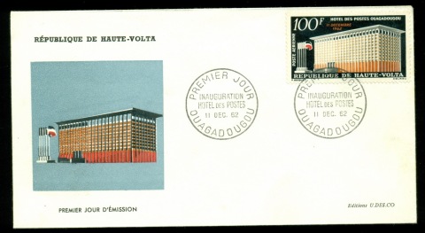 Upper-Volta-1962-Hotel-des-Postes