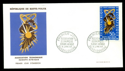 Upper-Volta-1964-Europ-Afrique-FDC