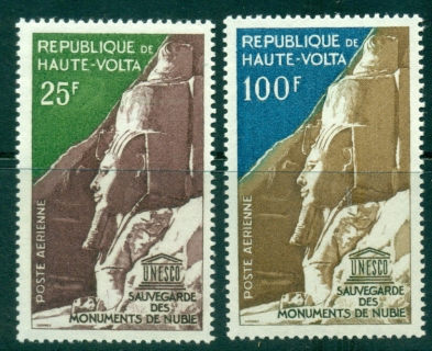 Upper-Volta-1964-Nubian-Monuments-MUH-lot38402