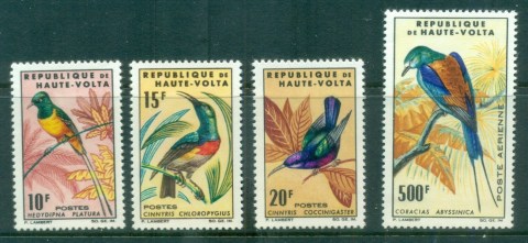 Upper-Volta-1965-Birds-MUH