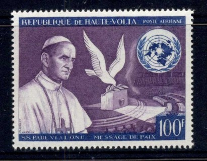 Upper-Volta-1966-Pope-Paul-VI