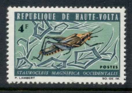 Upper-Volta-1966-Wildlife-4f-MLH