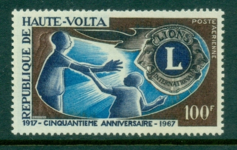 Upper-Volta-1967-Lions-Club-International-MUH