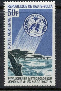 Upper-Volta-1967-World-Meterological-Day-MUH