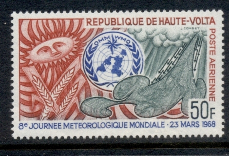 Upper-Volta-1968-World-Meterological-Day-MUH