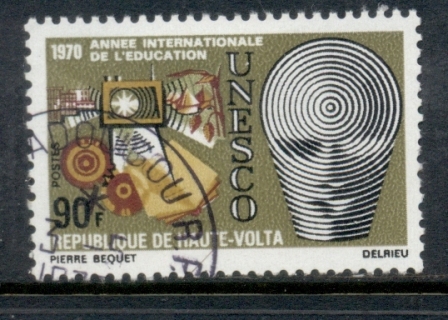 Upper-Volta-1970-International-Education-year-90f-FU