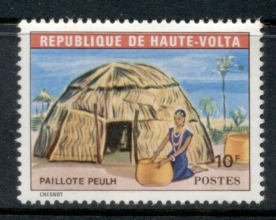 Upper-Volta-1971-72-UNICEF-Houses-10f-MLH