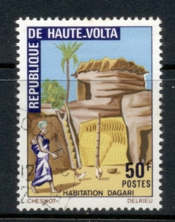 Upper-Volta-1971-72-UNICEF-Houses-50f-CTO