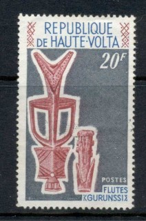 Upper-Volta-1971-Musical-Instruments-20f-FU