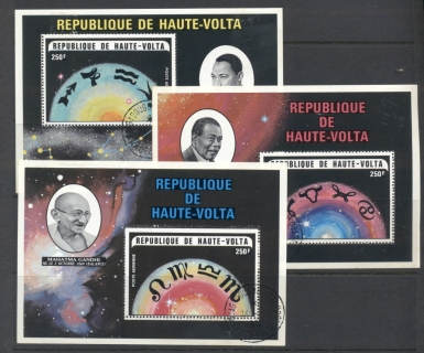 Upper-Volta-1973-Famous-Men-Zodiac-Signs-3xMS-CTO