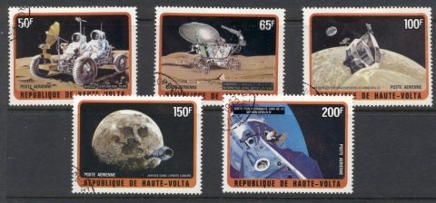 Upper-Volta-1973-Moon-Exploration-CTO